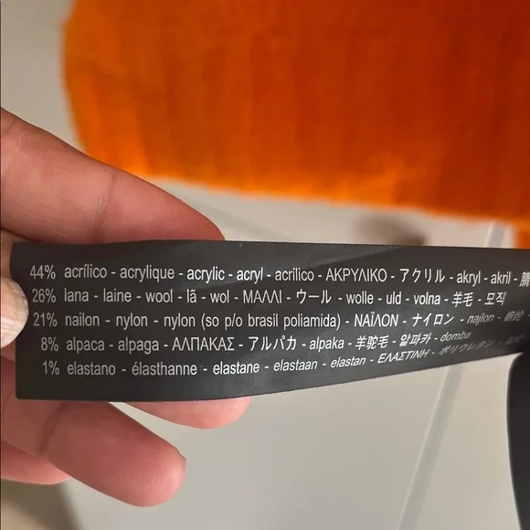 Zara Vibrant Orange V-Neck Sweater - M - Picture 5 of 9